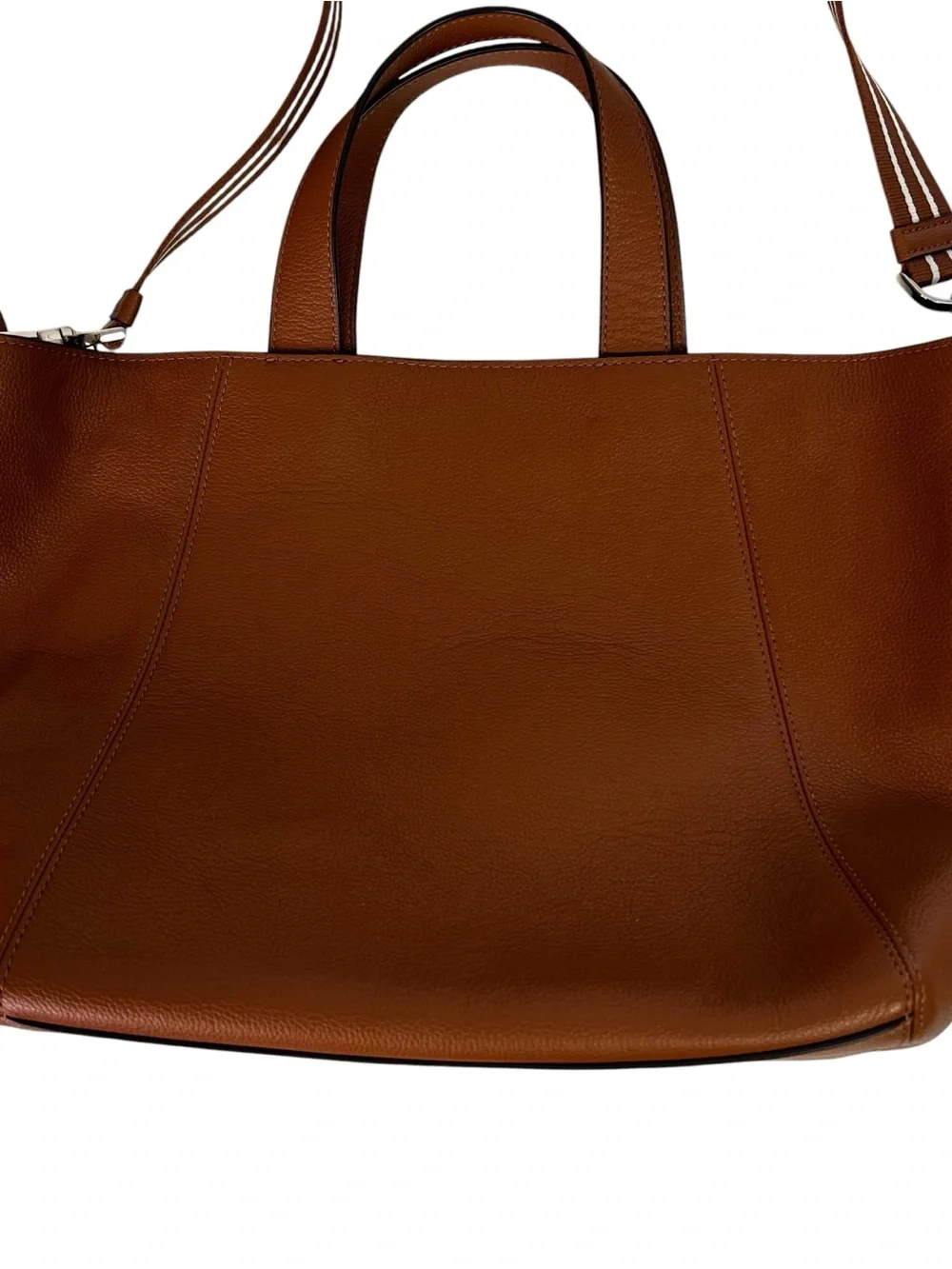 Kate spade New York Rosie Satchel Handbag Pebbled Leather Warm Gingerbread